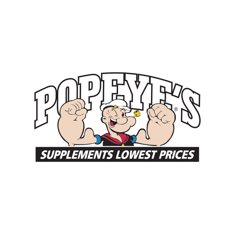 Popeye's Supplements Logo sponsor of Demarce MMA